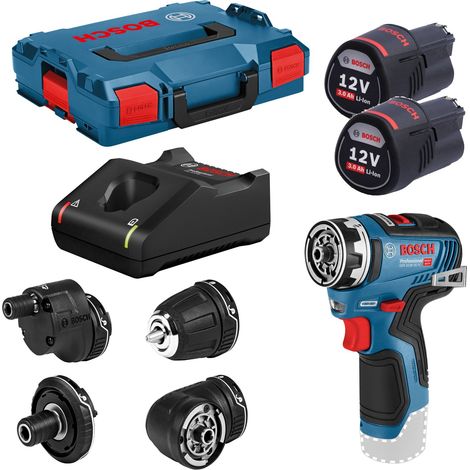 Bosch Akku-Bohrschrauber GSR 12V-35 FC, incl. 2x Akku GBA 3 Ah, Schnellladegerät, 4x Aufsatz, L-BOXX (1/10)