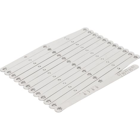 Gabarit de couture extensible en aluminium, gabarit multifonctionnel réglable pour l'espacement des boutons, adapté aux boutonnières, aux rideaux et aux travaux manuels.