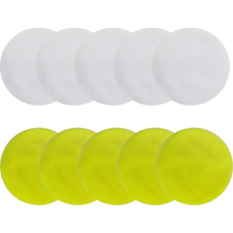 Disques démaquillants réutilisables - 10 disques doux en coton biologique avec cordon de serrage lavable (1/5)