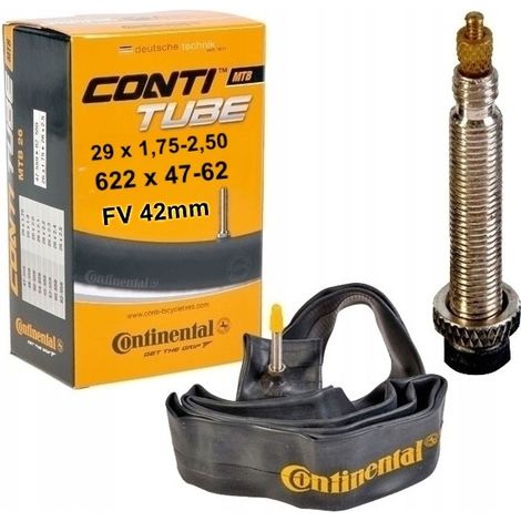 Cámara 29 x 1,75-2,50 FV 42 mm MTB continental 280 g (1/2)