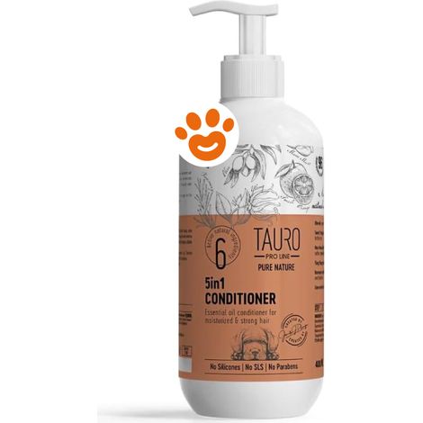 Tauro Pure Dog&Cat Nature 5 in 1 Moisturizing Coat Conditioner Step 3 - Confezione 400 ml - Igiene Cane