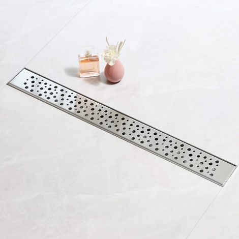 Caniveau Douche Italienne 30 cm, Panneau de Bulle, avec Siphon et Filtre (1/5)