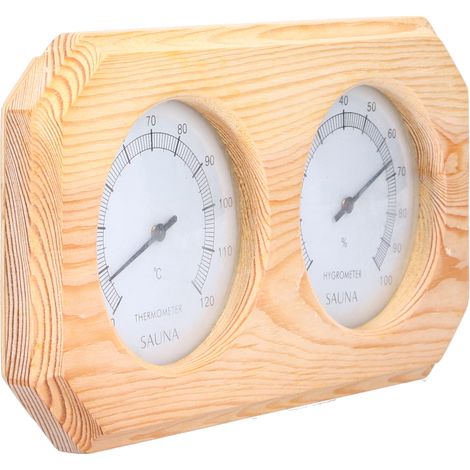 Thermomètre-hygromètre à cadran aiguille, mesure précise température et humidité, accessoire pour salle de sport, sauna, maison (1/5)