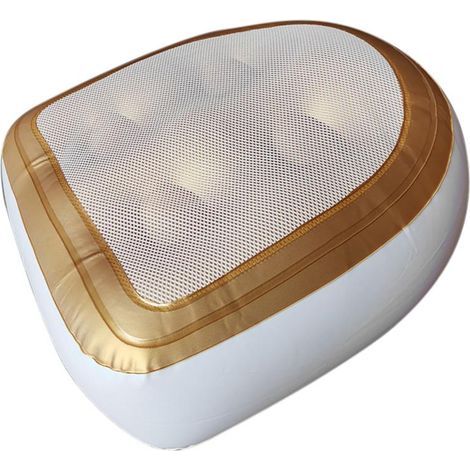 Coussin de bain spa avec ventouses, couverture en maille et siège rehausseur gonflable pour jacuzzi et bain à remous (1/5)