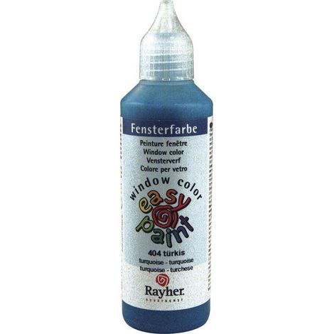 Peinture de fenêtre - Rayher - Easy Paint - Flacon 80 ML - Couleur Citron - Repositionnable (1/2)