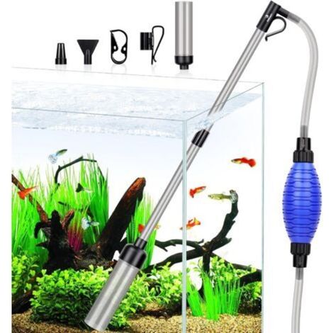 Aquarium Water Changing Sand Filter Aquarium Fish Tank Fish Tank Cleaning Kit Aquarium Gravel with Adjustable Water Flow for Cleaning Sand (1/5)