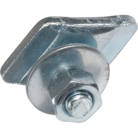 Vis coulissante HBS - Flamco - Acier zingué - Pour rail R0 à R8 - M8 x 60 mm (1/2)
