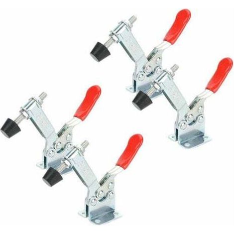 4Pcs Gh-201B Sauterelles A Degagement Rapide D'Outils A Main Capacite Du 90 Kg / 198Lbs (1/4)