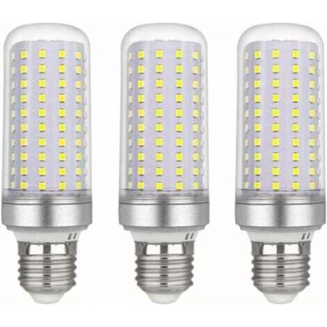 E27 LED-Maiskolbenlampe, 30 W, AC 175–265 V, Kaltweiß (6000 K), 2500 lm, nicht dimmbar, entspricht einer 300-W-Halogenlampe, LED-Maiskolbenlampe für Kronleuchter, Deckenleuchten, Tisch- und Stehlampen