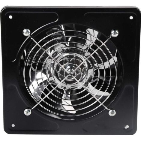 Ventilateur d'extraction de 4 pouces, ouverture de 100 mm, ventilateur d'extraction d'air mural, adapté à la cuisine et à la salle de bain (1/4)