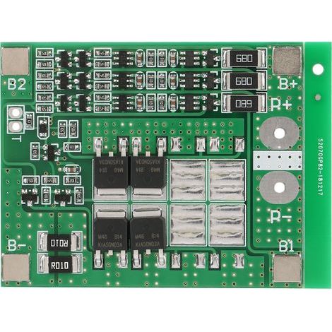 Carte de protection BMS avec équilibrage pour batterie Li-ion 18650, 12V 15A, compatible série 3S (1/5)