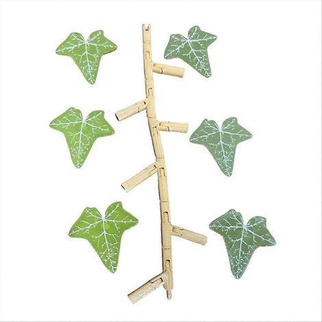 Aimant de réfrigérateur imprimé en 3D, motif lierre, 1 pièce (1/5)