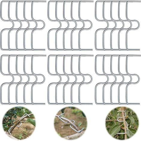 30Pcs Fruit Tree Branch Spreader, Fruit Branch Holder, Metal Branch Clips for Garden Branches, for Spreading and Stretching Fruit Tree Branches (1/5)