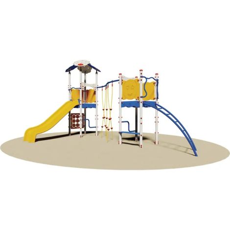 Villaggio Marrakech 971 Giochipark EN 1176 H 355cm scivolo arrampicata area 44mq (1/2)