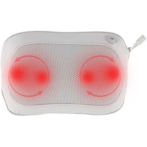 Coussin massant chauffant- Terraillon - MULTI MASSAGER - Shiatsu Multizones - 4 Têtes de Massage - 2 sens de rotation - USB- C