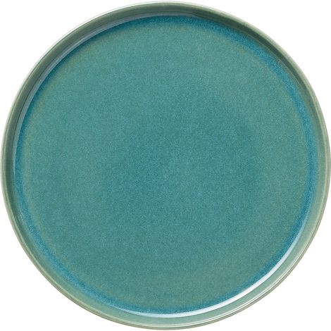 Lot de 6 assiettes en Grès Vert myrte H 30 mm Ø 280 mm - Was Germany