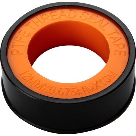 Cintas de sellado para tuberías de 10 m x 12 mm x 0,075 mm, 2 unidades.