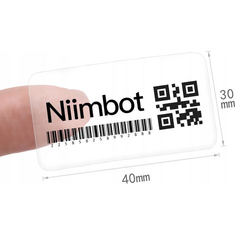 Adesivi NIIMBOT Serie B 4030mm TRASPARENTI (1/2)