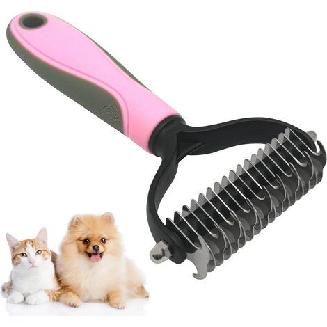 Outil de toilettage pour animaux, brosse pour enlever le sous-poil et démêler (1/5)