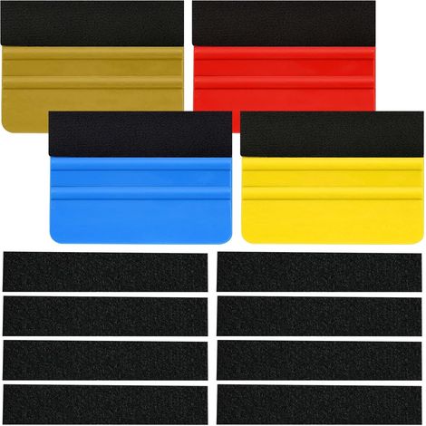 12PCS Wallpaper Tools, Felt Marouflette Kit for Car Film, Tinted Window Film and Covering Film (1/5)