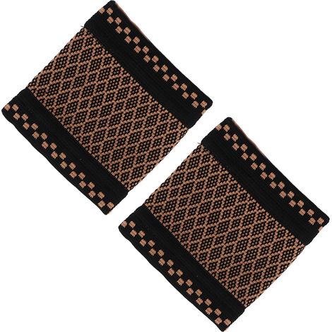 Set aus 2 dünnen, atmungsaktiven Kompressions-Fußschützern mit Fußgewölbeunterstützung aus gestrickter Kupferfaser (1/5)