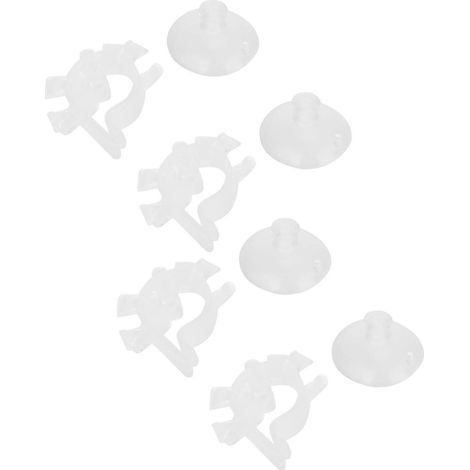 Compatible avec 2 jeux de tuyaux CO2 pour aquarium, un support de montage coudé et une ventouse. (1/5)