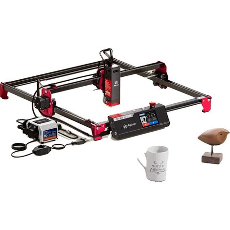 Graveur Laser, 10W de Puissance, Contrôle par Écran Tactile, ALDKMK2-10BD AAP SET (1/2)