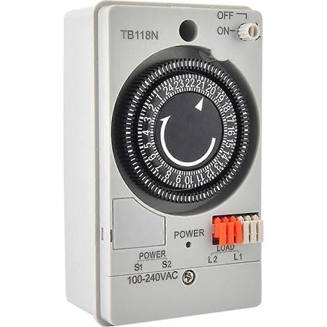 AC minuterie 24 Hour minuterie NiMH batterie alimentation Failure Compensation Reliable Data rangement 110 240V (1/5)