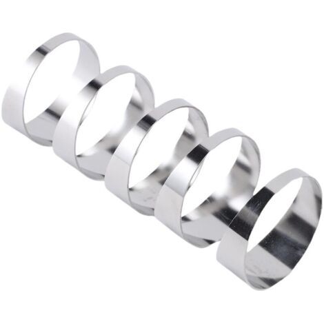 RHG 5 pièces de découpes en acier inoxydable 304 à rayon serré, ébavurées, non soudées, pour la modification du système d'échappement automobile, 7,6 cm (3 pouces). (1/4)