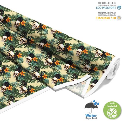 Outdoor dekostoffe oxford - Motiv der Schädel I DX4532 (1/5)