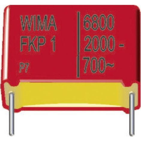 Wima FKP1R031507E00KSSD 1 pz. Condensatore a film FKP radiale 0.15 µF 1250 V/DC 10 % 37.5 mm (L x L x A) 41.5 x 17 x 29