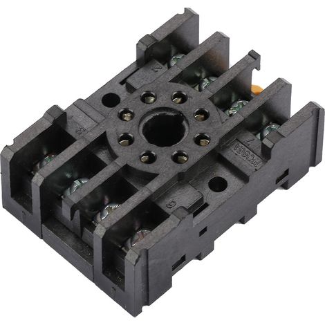 PF085A 300V 7A 8Pin Rail Mount Power Relay Holder Socket Base