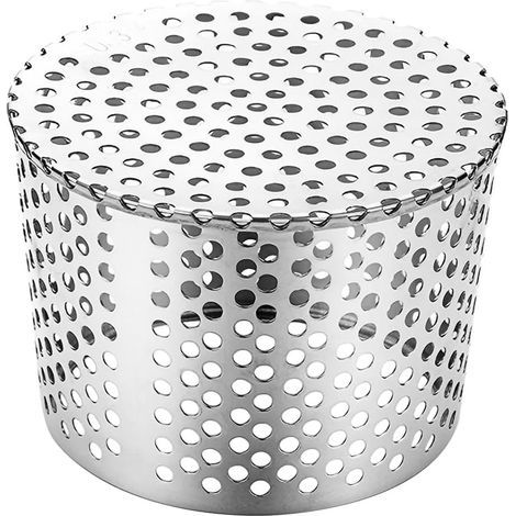 Lot de 1 Protection de Gouttière en Acier Inoxydable, Anti-Feuilles et les Obstructions, Filtre Gouttière À Mailles, Pour des Diamètres de 110 à 125 mm (1/5)