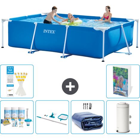 Rechteckiger Frame Pool - 300x200x75 cm - 7-teilig S93