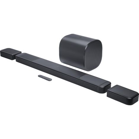 Barre de Son Bluetooth 11.1.4 Canaux pour TV, Noir (1/5)