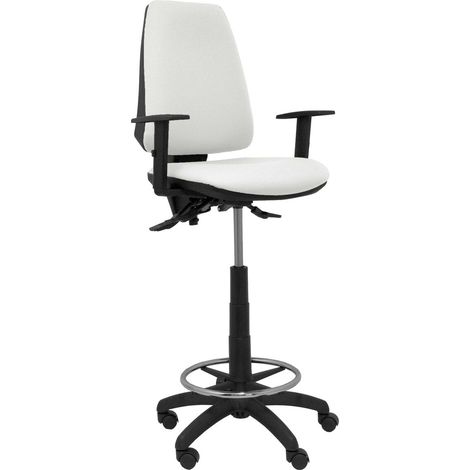 Sgabello Elche S bali white braccioli regolabili
