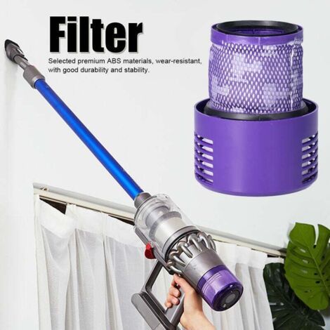 Filtre pour aspirateur Dyson V10, filtre de rechange lavable pour aspirateur Dyson V10 Absolute Cyclone Animal series Total Clean. (1/3)