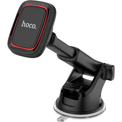 Support magnétique pour téléphone de voiture, universel pour pare-brise et tableau de bord, avec ventouse, réglable et 6 aimants puissants. (1/5)