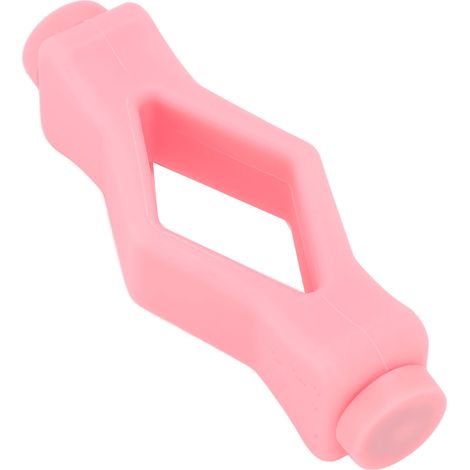 Cale de porte de lave-linge à chargement frontal en forme de bouche, aimant puissant, rose (1/5)