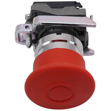 Contains 13% XB4-BT42 - Normally Closed Mushroom Head Self-Locking Push Button Switch (Red ZBE) (1/3)