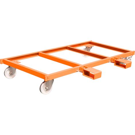 Bauer Langgutseitenwagen LSW 1,3, lackiert, Gelborange