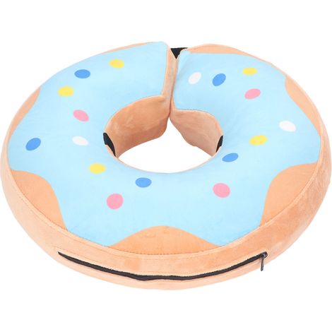 Collier conique pour chat, multifonctionnel, coloré, gonflable, en PVC, empêche le léchage, collier de récupération pour chiens, chats et autres animaux de compagnie, bleu ciel, taille M (1/5)