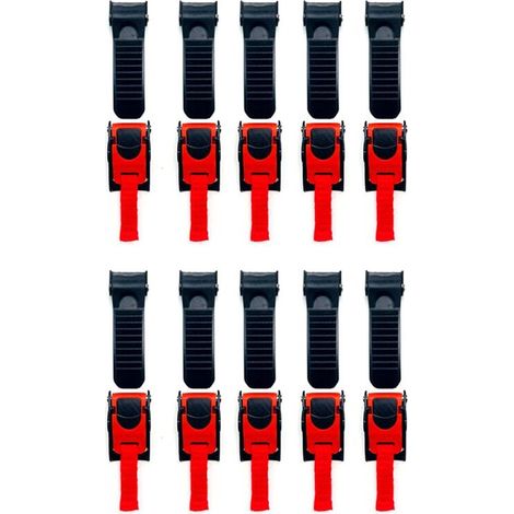 10 Pièces de Clips à Dégagement Rapide pour Casque de Moto, Mentonnière, Boucle de Traction, Accessoires de Moto (1/2)