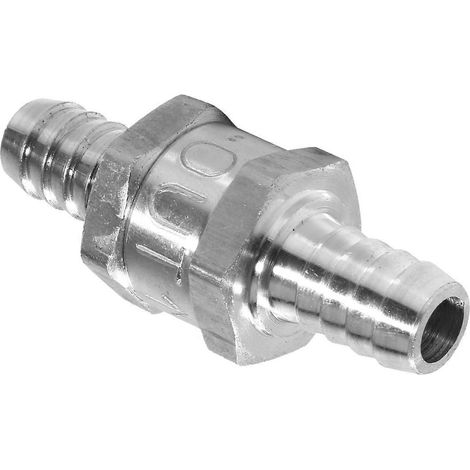 Rückschlagventil aus Aluminium für Benzin, Einwegventil, 6/10/12 mm (optional)