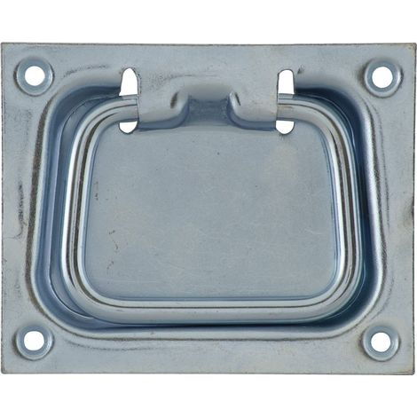 Kistengriff 084.000 zum Einlassen 100x80, Stahl verzinkt