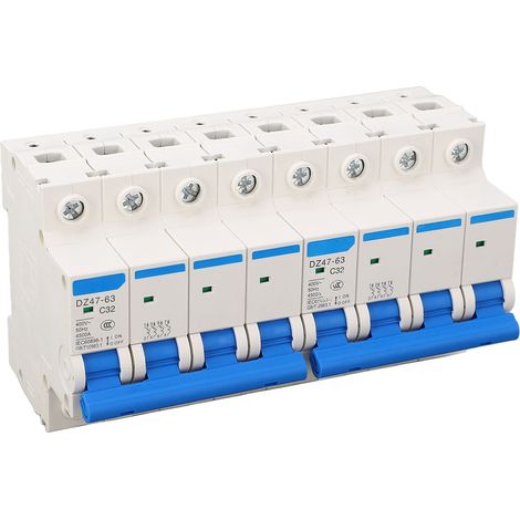 Verriegelungs-Leistungsschalter 4P 32A 400V Dual Power Luftschalter Umschalter 4500A Schaltleistung (1/5)