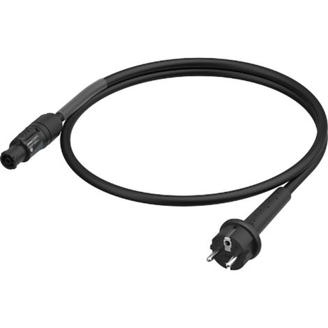 Neutrik 1027578 Strom Anschlusskabel  Schwarz 1.50 m