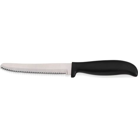 Couteau dentelé Kela, 11 cm, noir (1/2)