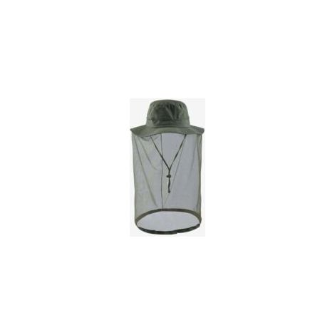 Chapeau d'apiculture avec moustiquaire/maille anti-insectes intégrée, protection du visage - Vert militaire