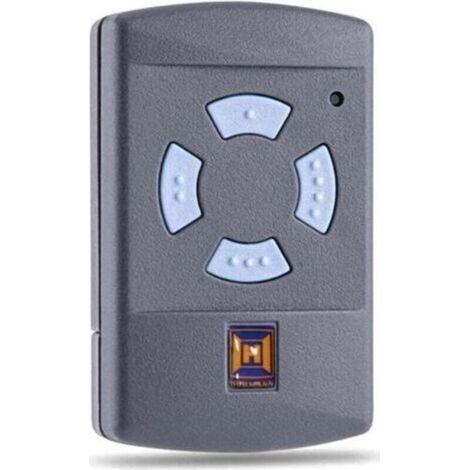 Télécommande de garage HSM4 868 MHz, télécommande de porte, remplacement pour Hörmann émetteur portatif HSM 4, 868,3 MHz, 4 touches, portée 30 m, avec pile (1/4)